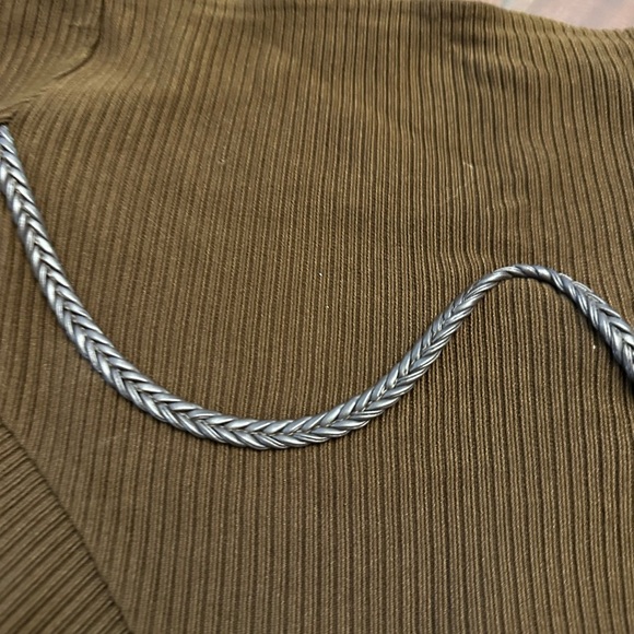 Manière De Voir Chocolate Brown Rope Underbust Crop Top (22) - Picture 9 of 9